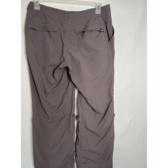 North Face Zip Off Pants Short Court Cargo Women Size 10 Gray Pants - Picture 5 of 11